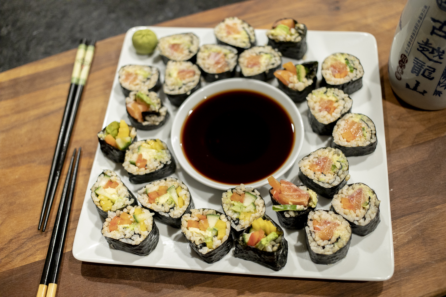 Simple Sushi Maker, Thin Roll, DIY Homemade Sushi